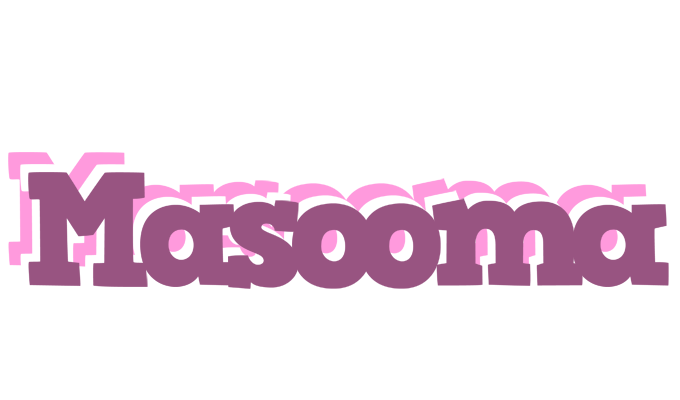 Masooma relaxing logo