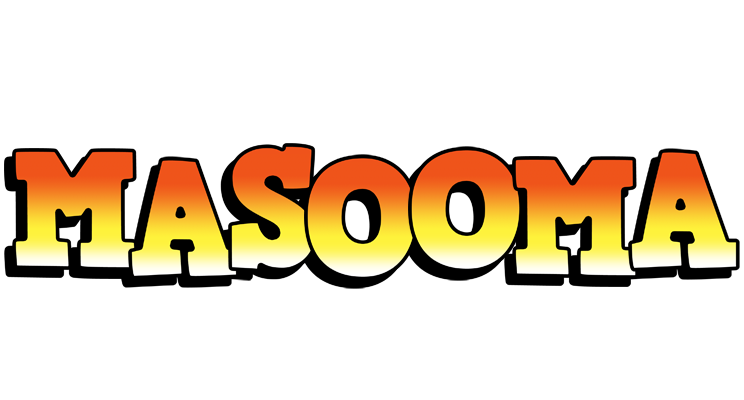 Masooma sunset logo