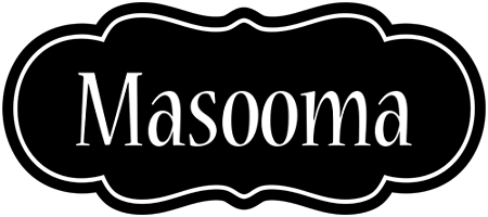 Masooma welcome logo