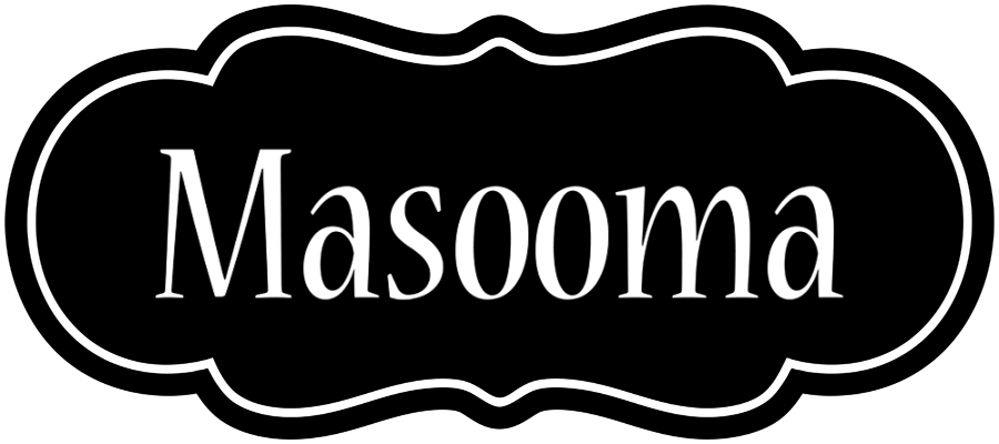 Masooma welcome logo