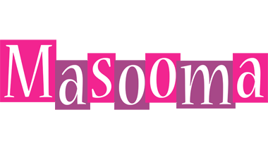 Masooma whine logo