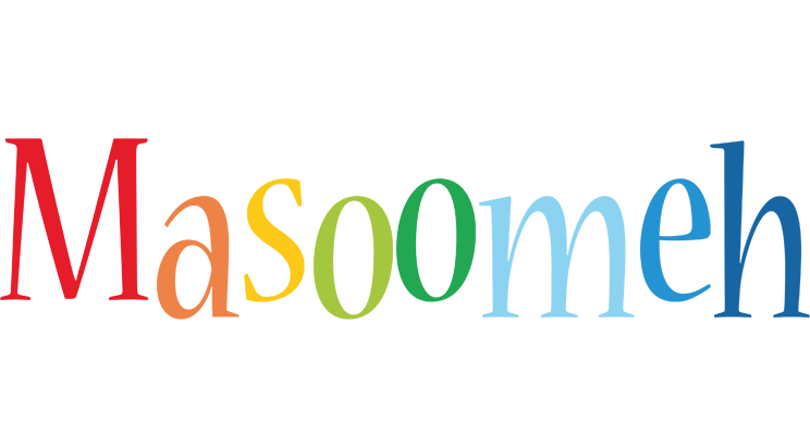 Masoomeh birthday logo
