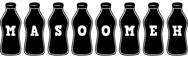 Masoomeh bottle logo