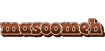 Masoomeh brownie logo