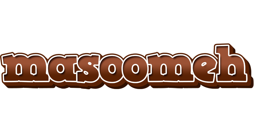 Masoomeh brownie logo