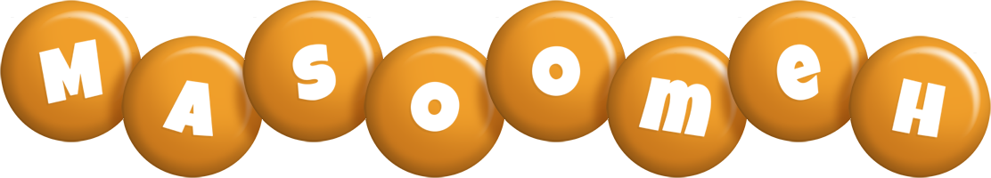 Masoomeh candy-orange logo