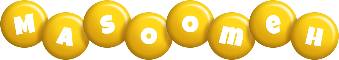 Masoomeh candy-yellow logo