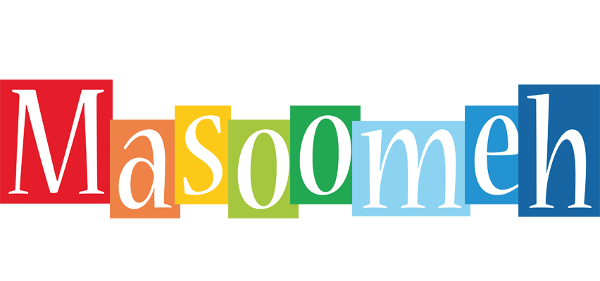 Masoomeh colors logo