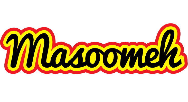 Masoomeh flaming logo