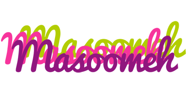 Masoomeh flowers logo