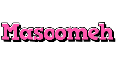 Masoomeh girlish logo