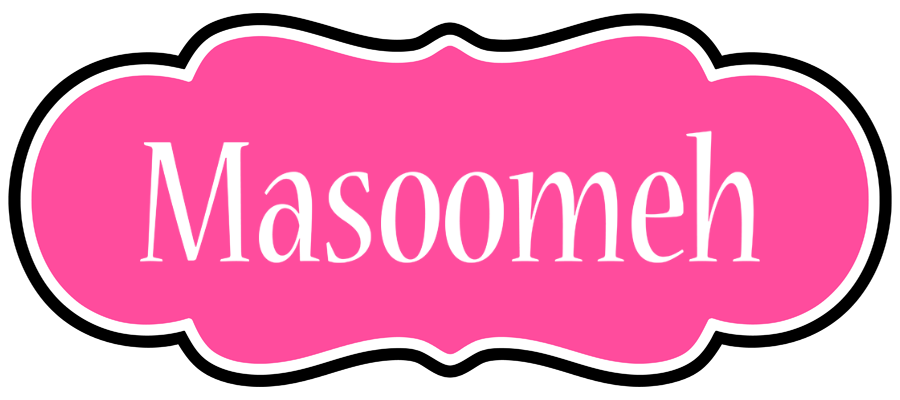 Masoomeh invitation logo