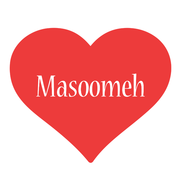 Masoomeh love logo
