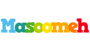 Masoomeh rainbows logo