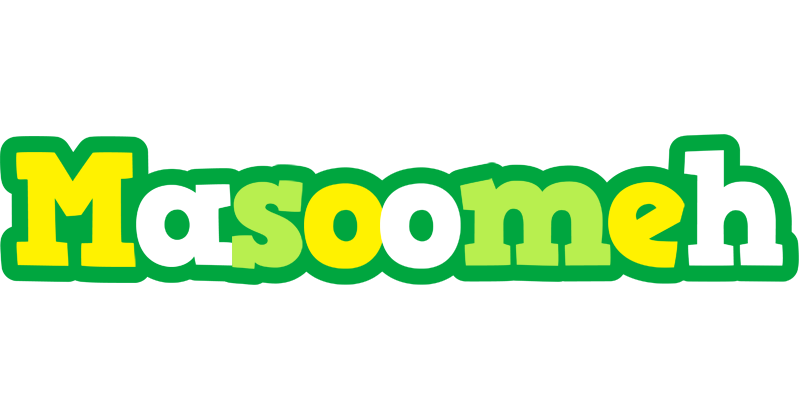 Masoomeh soccer logo