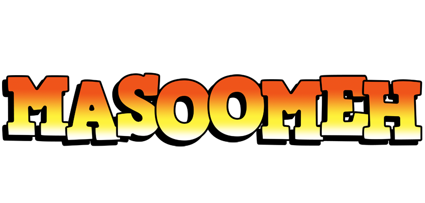 Masoomeh sunset logo