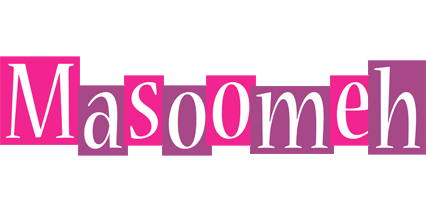 Masoomeh whine logo