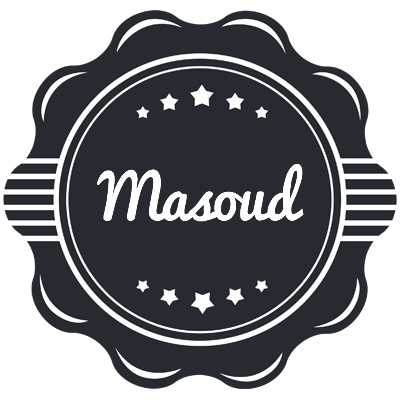 Masoud badge logo