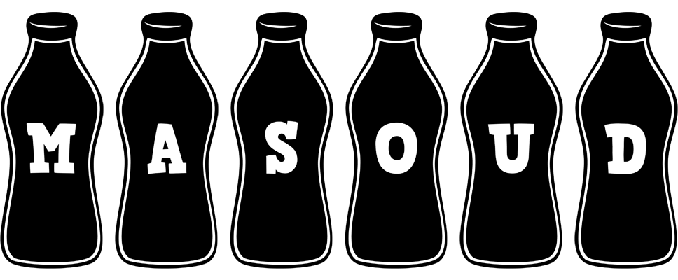 Masoud bottle logo