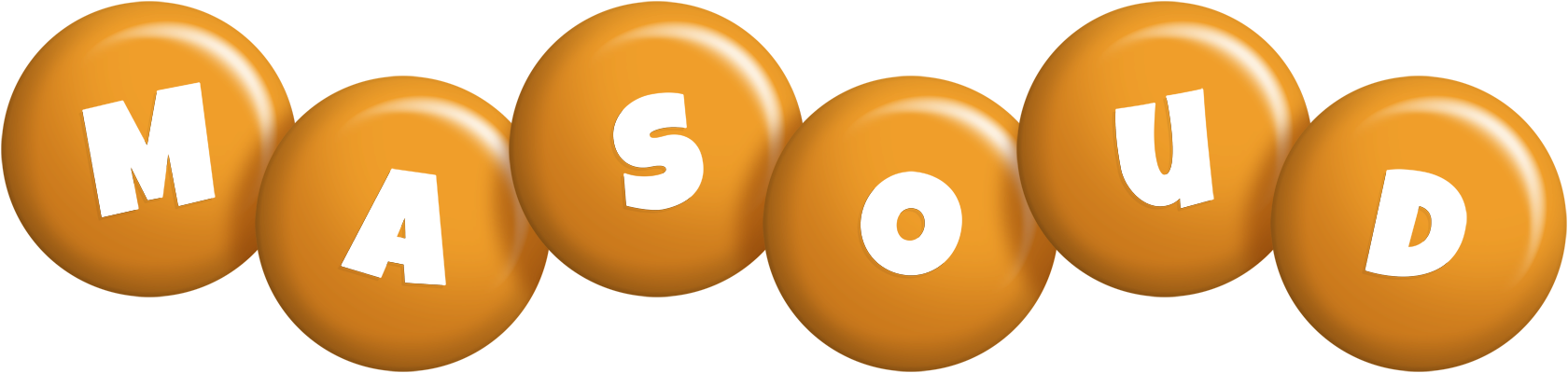 Masoud candy-orange logo