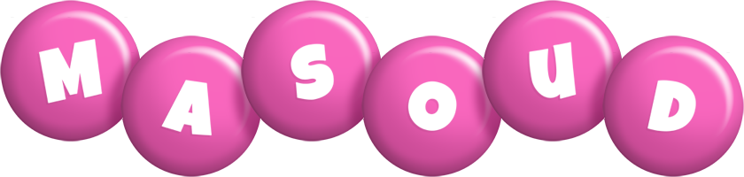 Masoud candy-pink logo