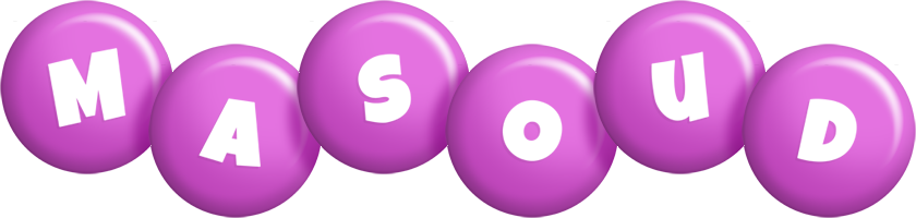 Masoud candy-purple logo