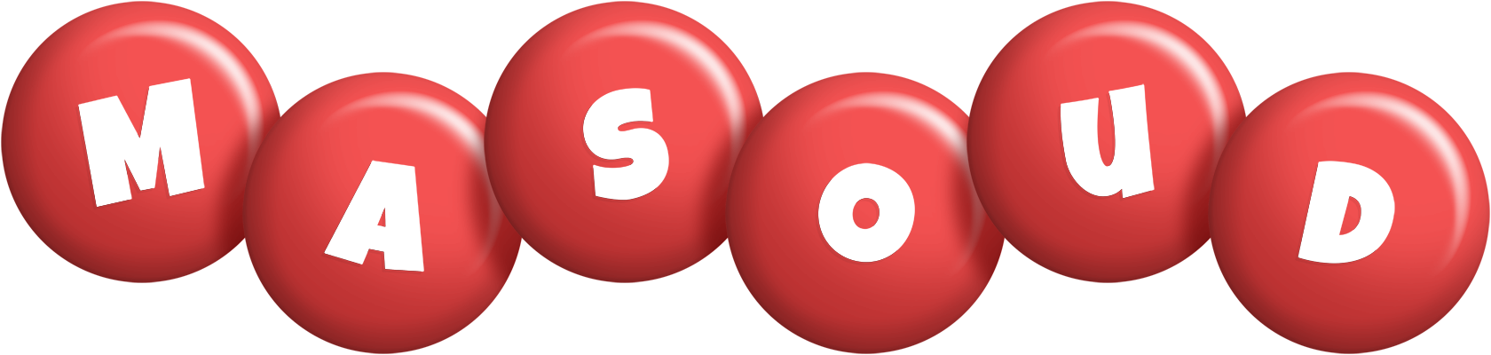 Masoud candy-red logo