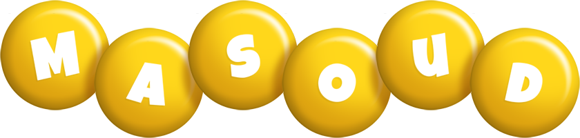 Masoud candy-yellow logo