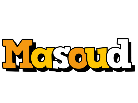 Masoud cartoon logo