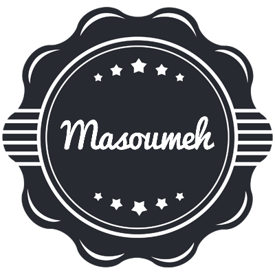 Masoumeh badge logo