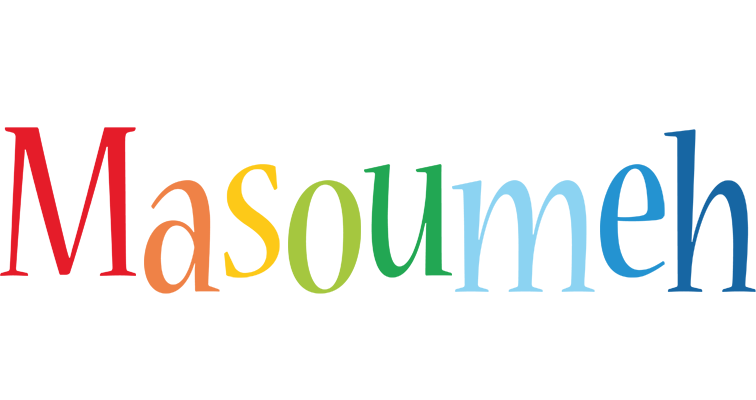 Masoumeh birthday logo