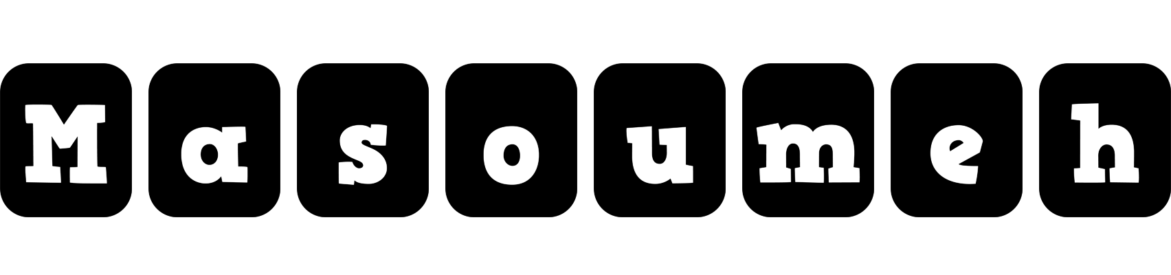 Masoumeh box logo