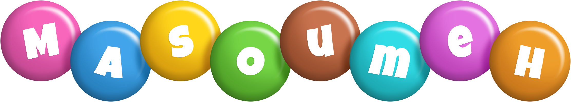 Masoumeh candy logo