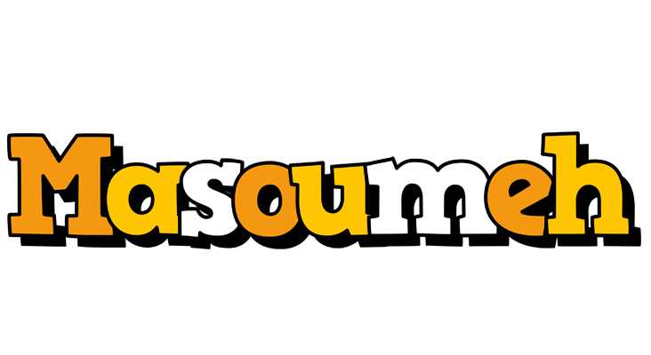 Masoumeh cartoon logo