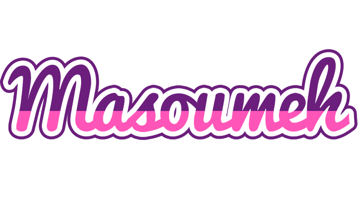 Masoumeh cheerful logo