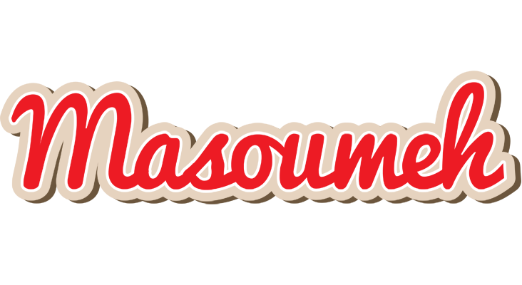 Masoumeh chocolate logo