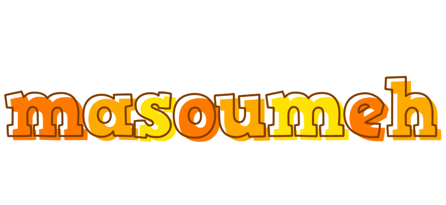 Masoumeh desert logo