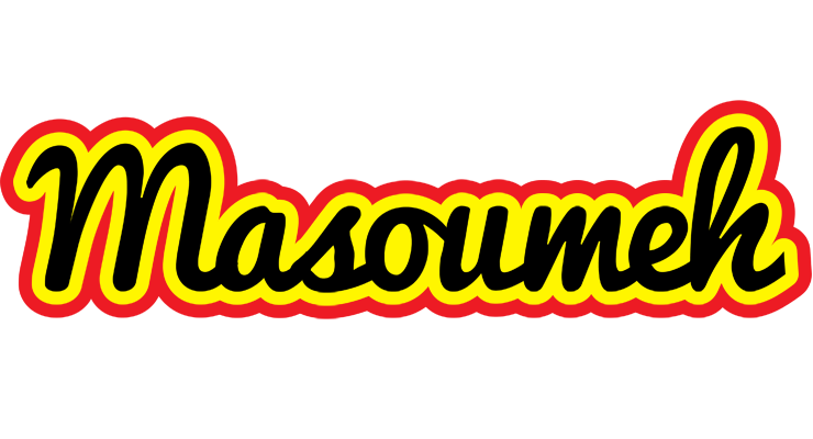 Masoumeh flaming logo