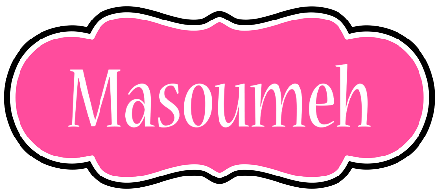 Masoumeh invitation logo