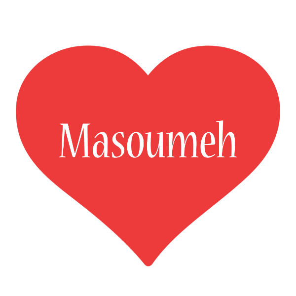 Masoumeh love logo