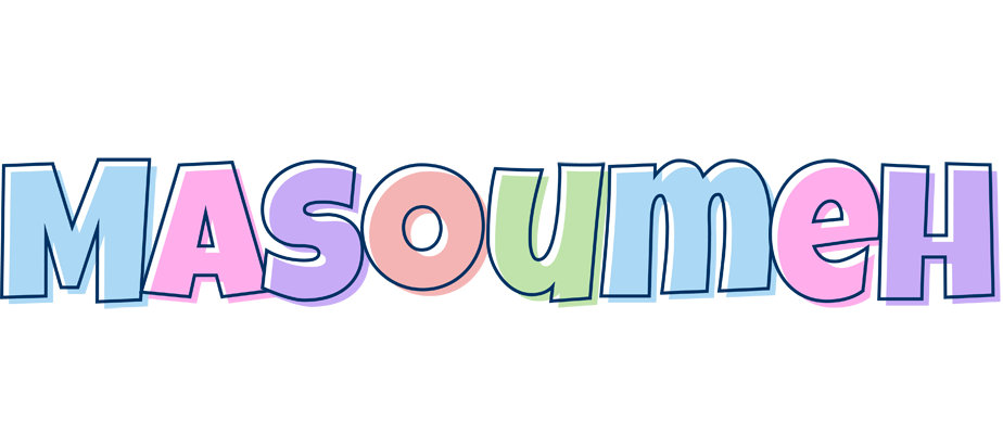 Masoumeh pastel logo