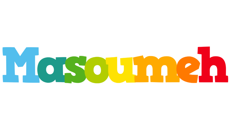 Masoumeh rainbows logo