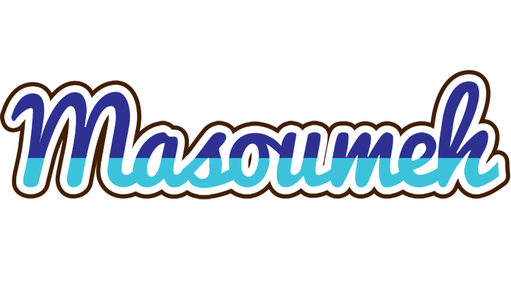 Masoumeh raining logo