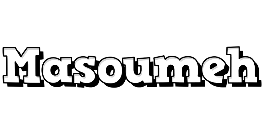 Masoumeh snowing logo