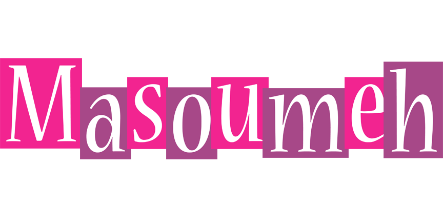 Masoumeh whine logo