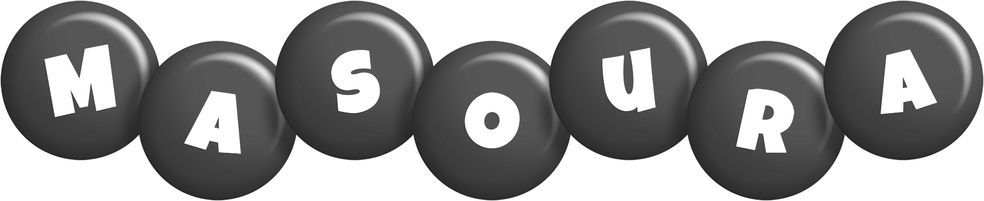 Masoura candy-black logo