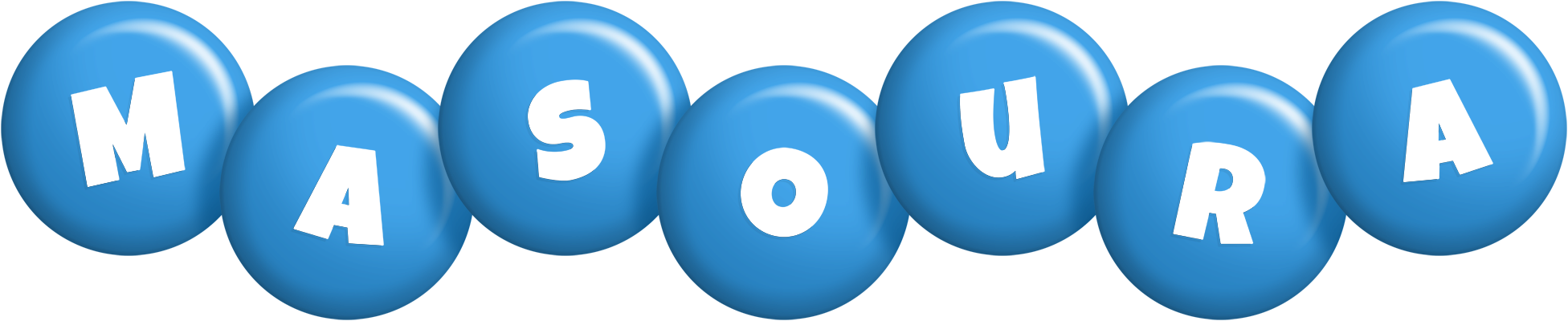 Masoura candy-blue logo