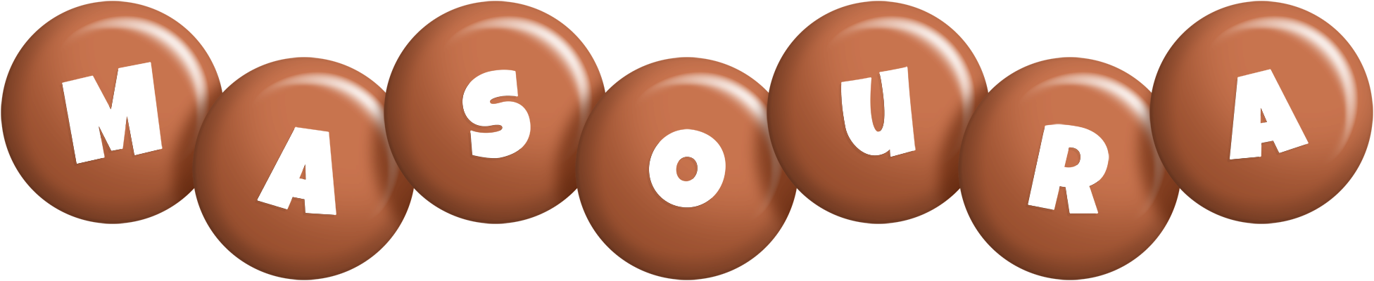 Masoura candy-brown logo