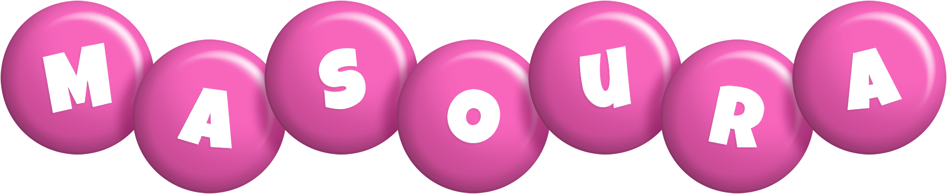 Masoura candy-pink logo