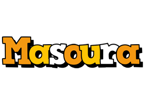 Masoura cartoon logo